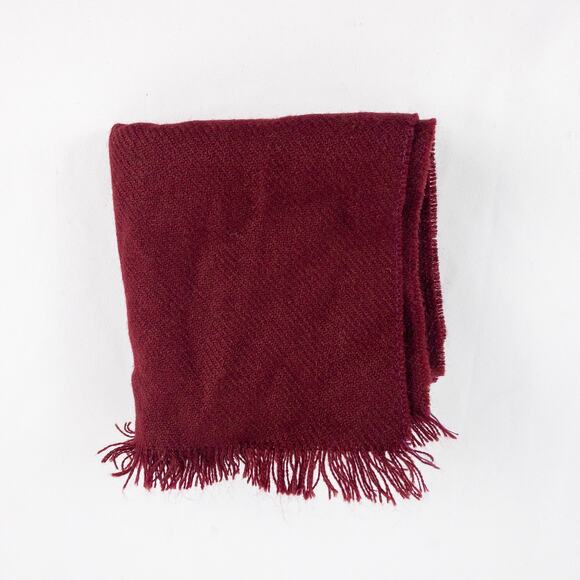 Beau Brummell Vintage Red Knit Scarf Unisex Mens Womens One Size - Picture 3 of 11